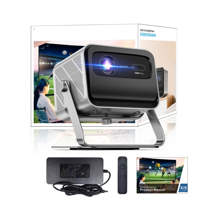 TOUMEI X6 4K HD Home Theater Office Teaching Microphone Karaoke Projector GTV Google Systems