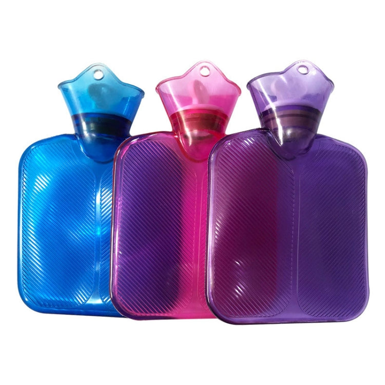 250ml PVC Hot Water Bag Thickened Transparent Filling Water Hot Water Bottle Winter Warmer Bag