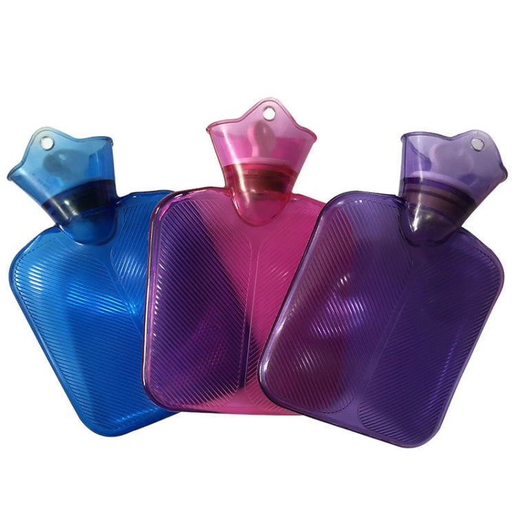 250ml PVC Hot Water Bag Thickened Transparent Filling Water Hot Water Bottle Winter Warmer Bag