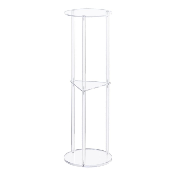 3 Layer Acrylic Round Table Bedroom Living Room Wine Table - 130