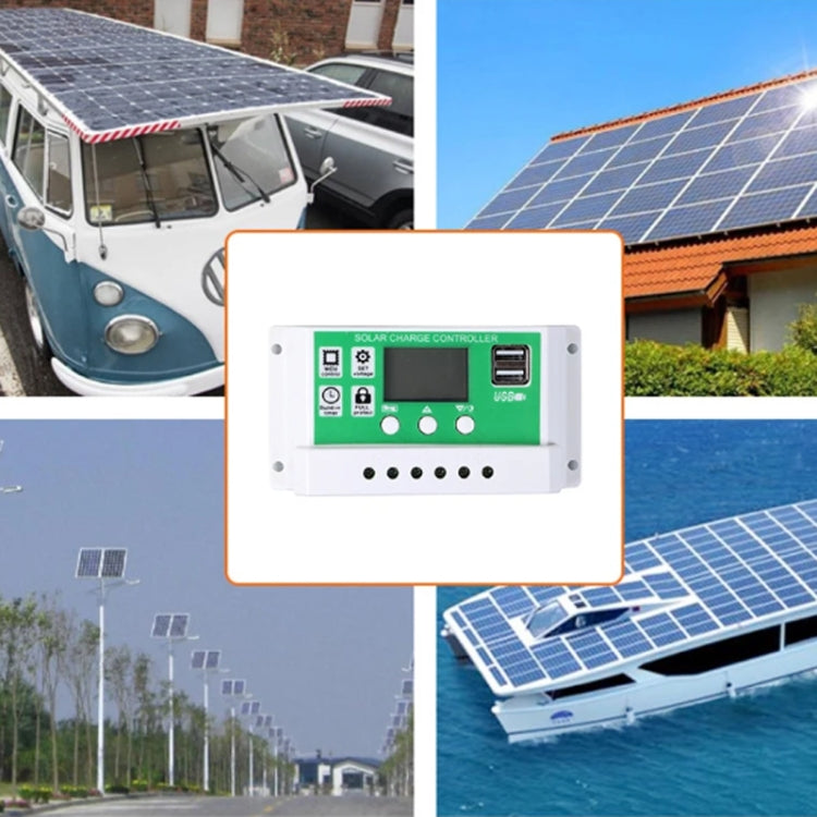 40A 12V PWM Solar Cell Panel Charger Controller Lithium-ion Lead-acid Battery Solar Controller