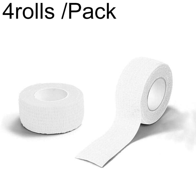 4rolls /Pack 2.5cm X 4.5m Cartoon Non-Woven Sports Protection Bandage, Color: White