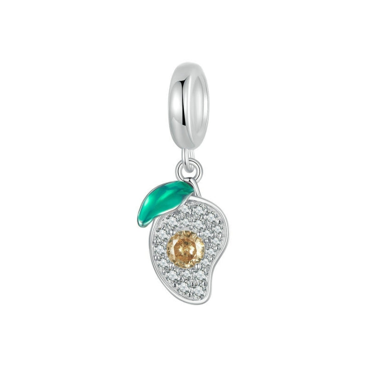 S925 Sterling Silver DIY Mango Bracelet Pendant - SCC2822