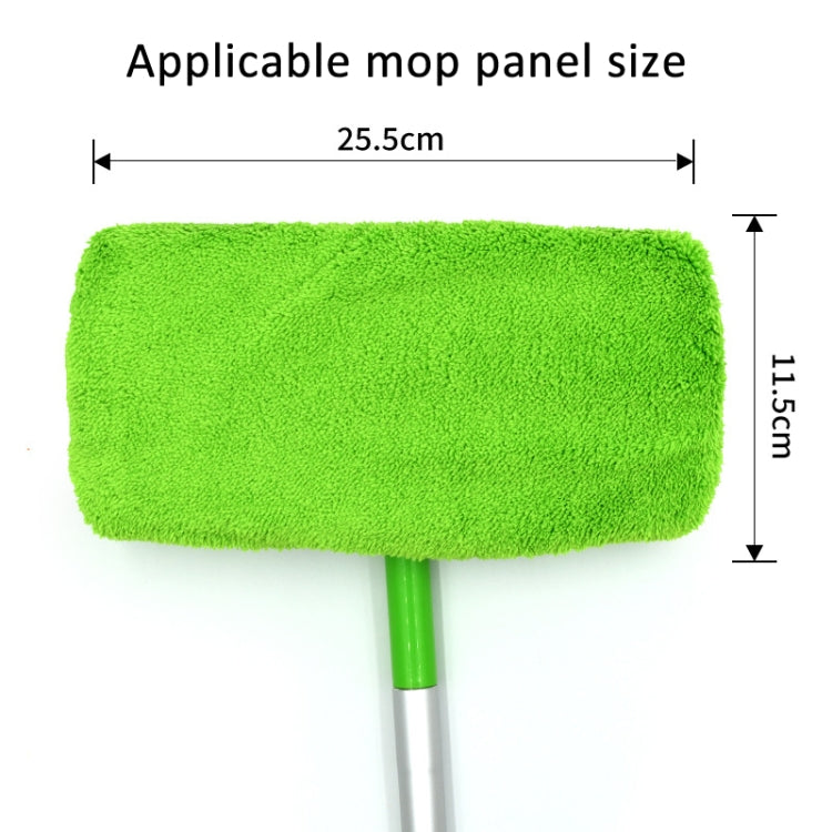 For Swiffer Sweeper and Other 10-inch Flat Mop Replacement Pads Coral Fleece Green