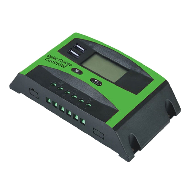 20A 12V/24V Solar Charge And Discharge Controller Dual USB Port LCD Solar Cells Panel Charge Regulator