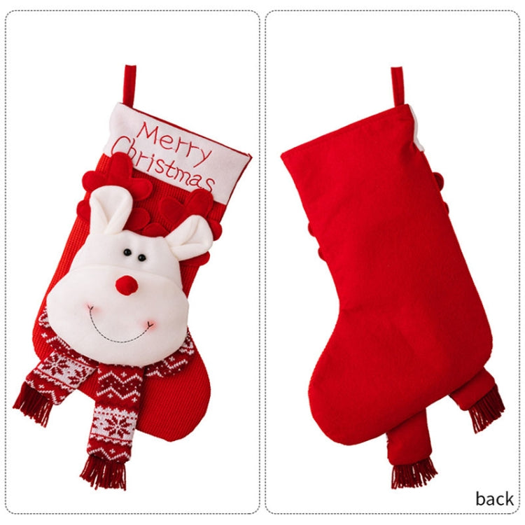 Christmas Decoration Cartoon Three-dimensional Knitted Socks Children Gift Bag