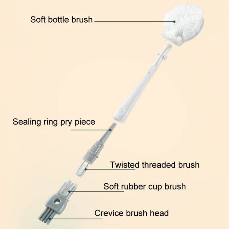 Multifunction Bottle Brush Long Handle Household Cup Washing Kettle Kitchen Cleaning Brush