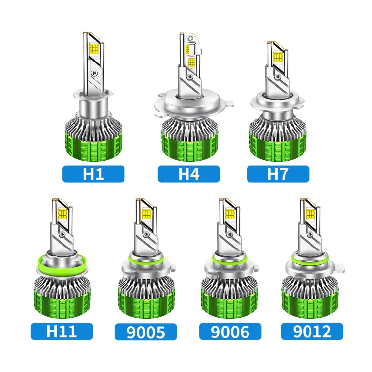 Pair 100W LED Double Copper Tube Aluminum Alloy Waterproof Car Headlight, Bulb: 9005