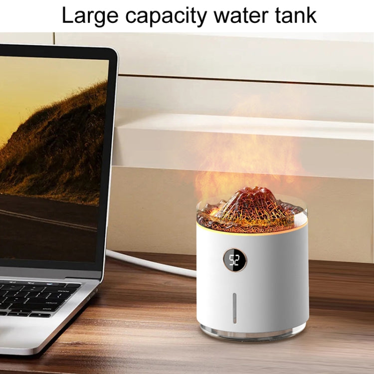 HX127 Mini Volcano Lava Aromatherapy Diffuser Small Household Atmosphere Humidifier, Color: White