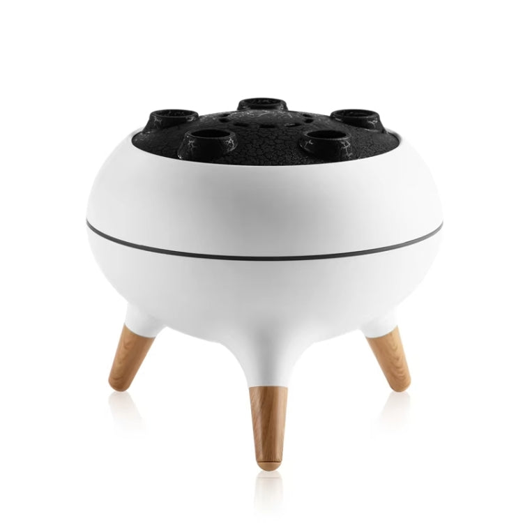 Dynamic Multi-Spray Aromatherapy Diffuser With Colorful Lights Remote Control Humidifier UK Plug - V80 Spit Circle Upgrade Model