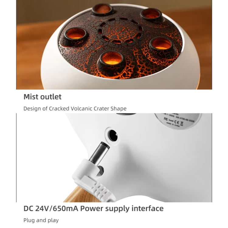 Dynamic Multi-Spray Aromatherapy Diffuser With Colorful Lights Remote Control Humidifier US Plug - V80 Spit Circle Upgrade Model