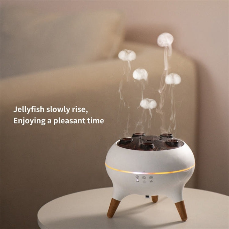 Dynamic Multi-Spray Aromatherapy Diffuser With Colorful Lights Remote Control Humidifier US Plug - V80 Spit Circle Upgrade Model