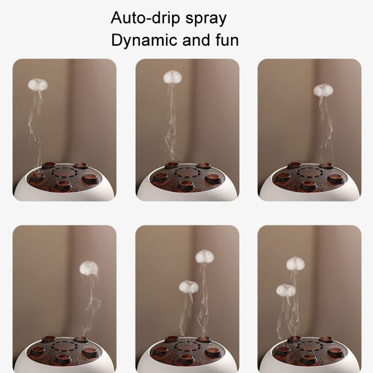 Dynamic Multi-Spray Aromatherapy Diffuser With Colorful Lights Remote Control Humidifier US Plug - V80 Spit Circle Upgrade Model