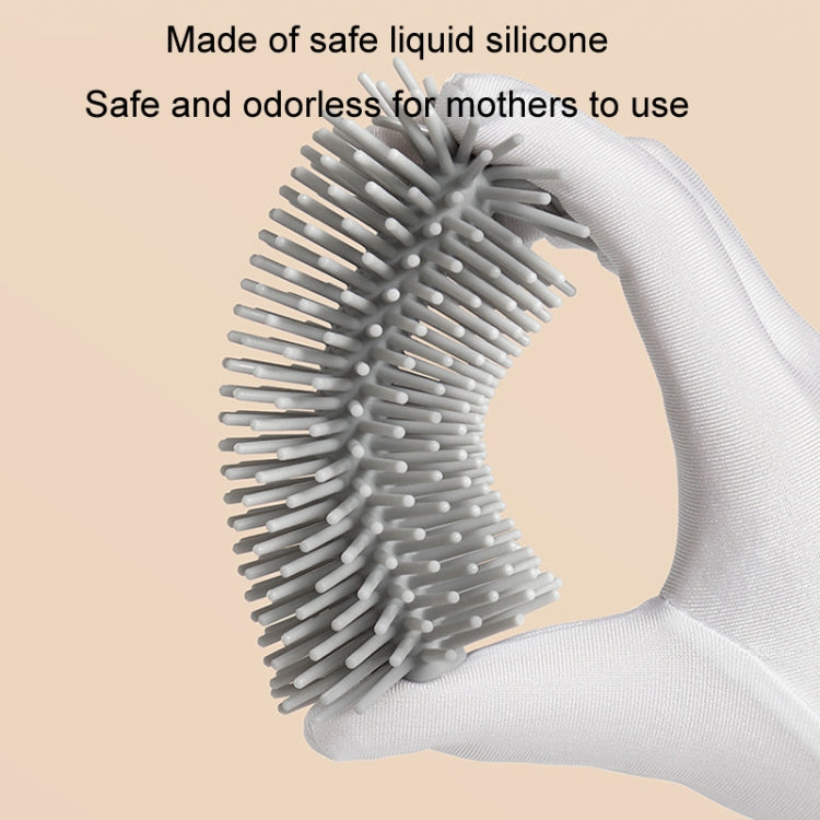 Silicone Rotating Multifunction Cleaning Cup Brush Set Bottle Nipple Straw Cleaner Brush