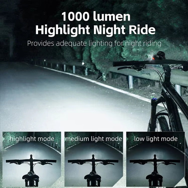 WEST BIKING Bicycle High Lumen Type-C Aluminum Alloy Headlight, Specification: Light Without Holder