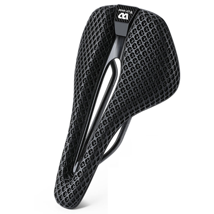 WEST BIKING Road Bicycle Carbon Fiber Ultralight Breathable Seat - Black