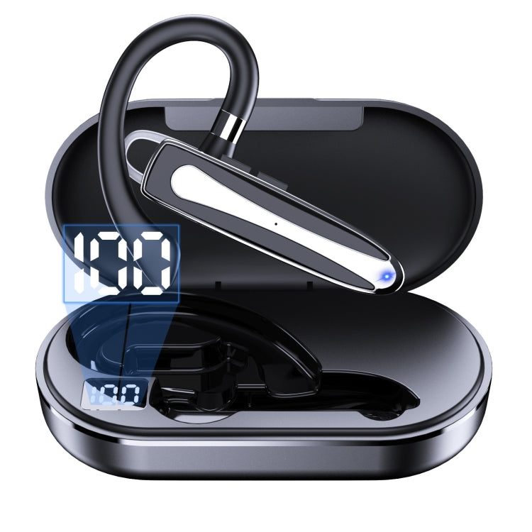 Bluetooth Earphone With Digital Display Charging Compartment Wireless Earphone For Car Talking Noise Reduction - 530-1 Flagship Version