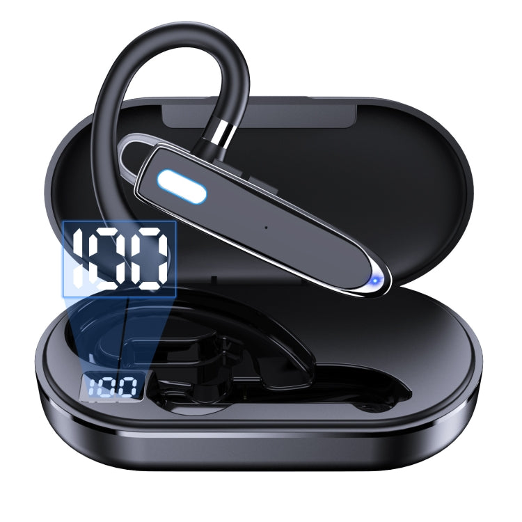 Bluetooth Earphone With Digital Display Charging Compartment Sports Wireless Earphone - 530-2