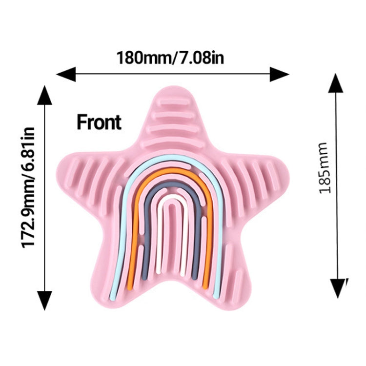 Stars Silicone Sensory Activity Board Children Puzzle Stress Relief Toys
