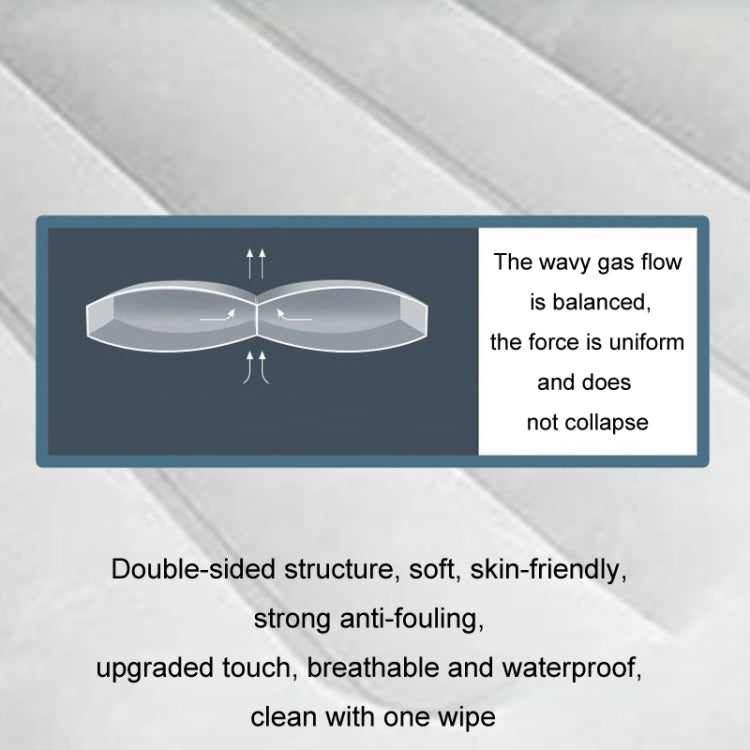 Car Inflatable Bed Multifunctional Outdoor Camping Sleeping Mat, Color: Gray