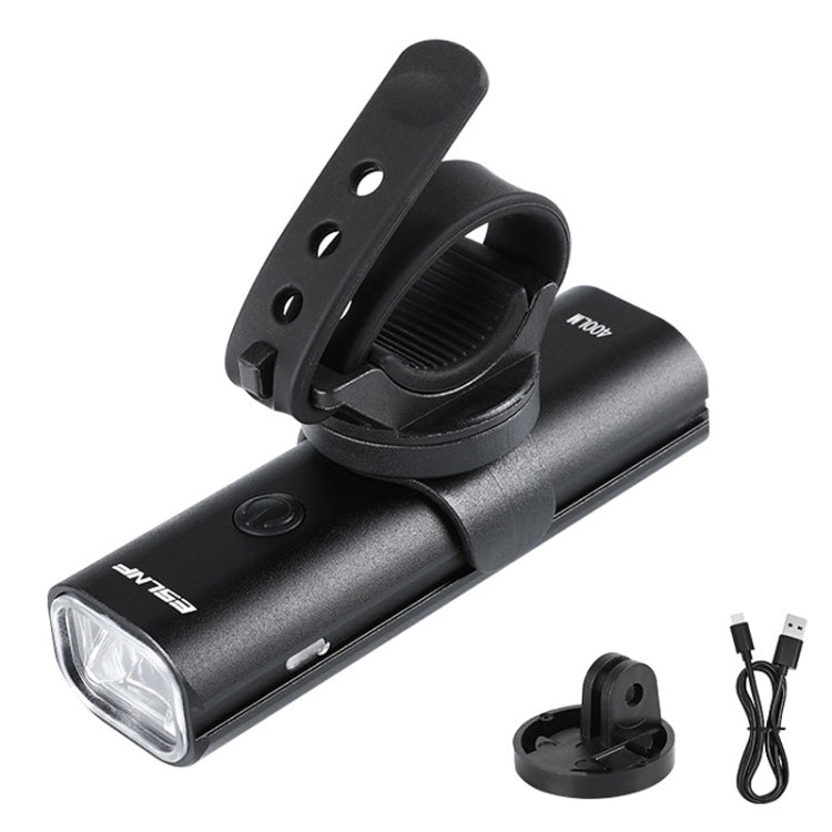 ESLNF Mountain Bike Headlight Waterproof Aluminum USB Charging Road Bike Light Cycling Gear - 400LM