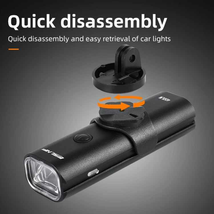 ESLNF Mountain Bike Headlight Waterproof Aluminum USB Charging Road Bike Light Cycling Gear - 400LM