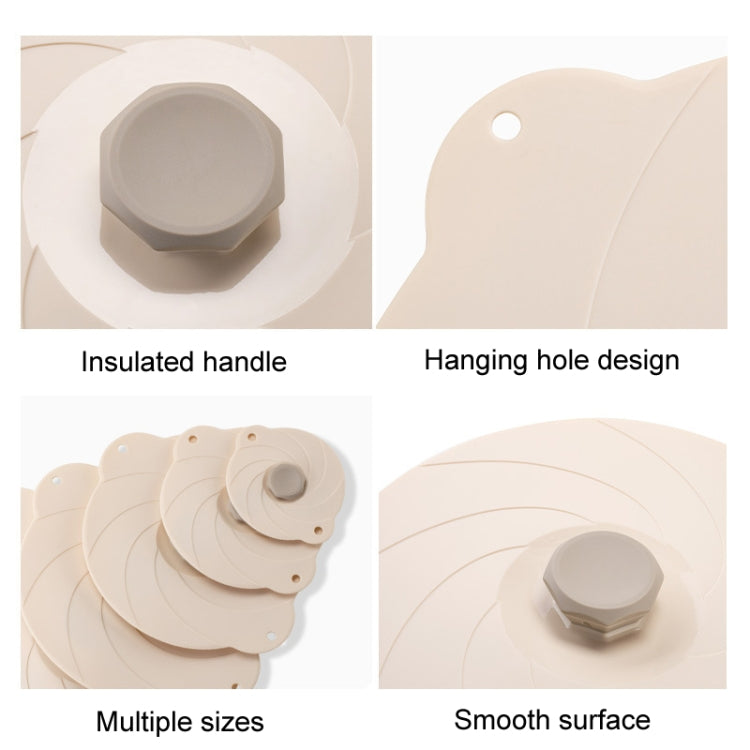 6 inch Household Vacuum Self-Priming Sealed Silicone Freshness Lid Kitchen Rice Cover