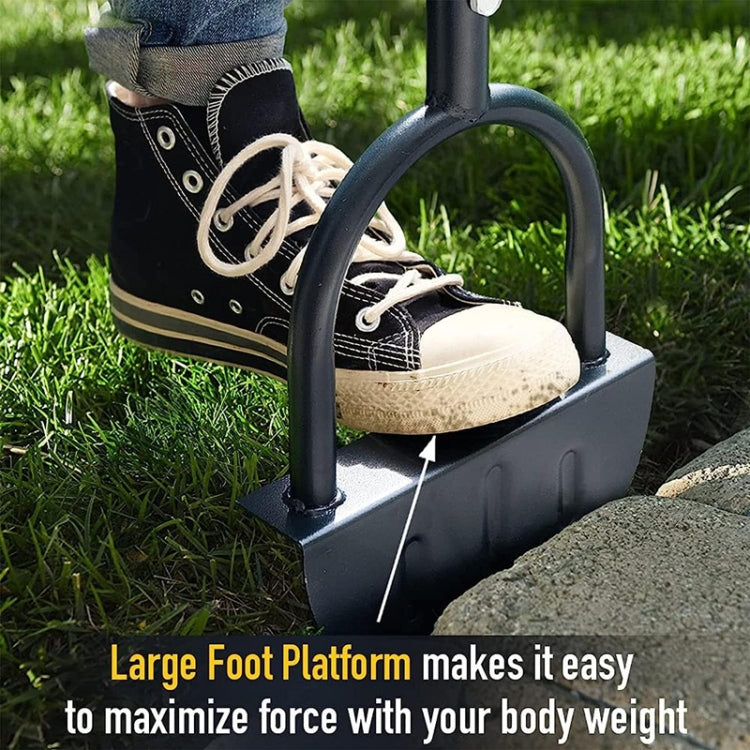 Outdoor Patio Manual Edging Shovel Household Gardening Lawn Edging Tool, Style: Saw Tooth Edge