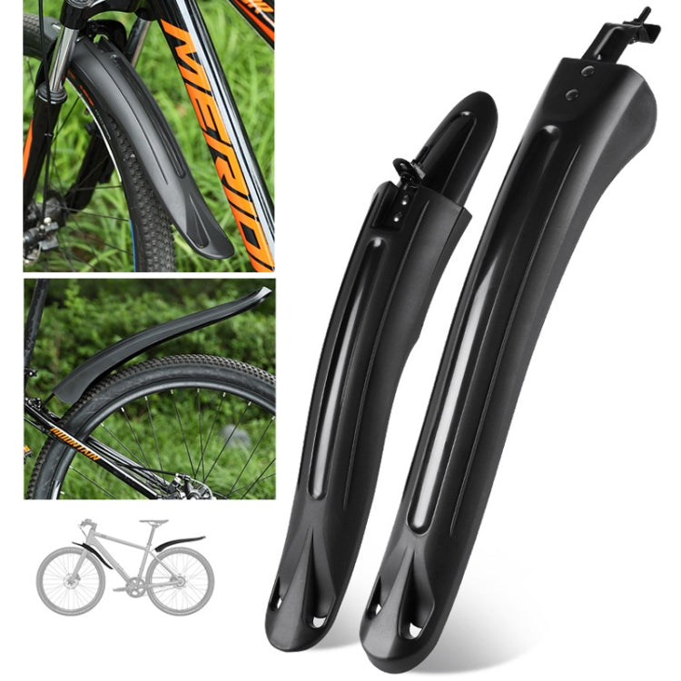 08CY0006 Bike Fenders Set Widen Lengthen Bicycle MTB Front Rear Quick Release Mudguard