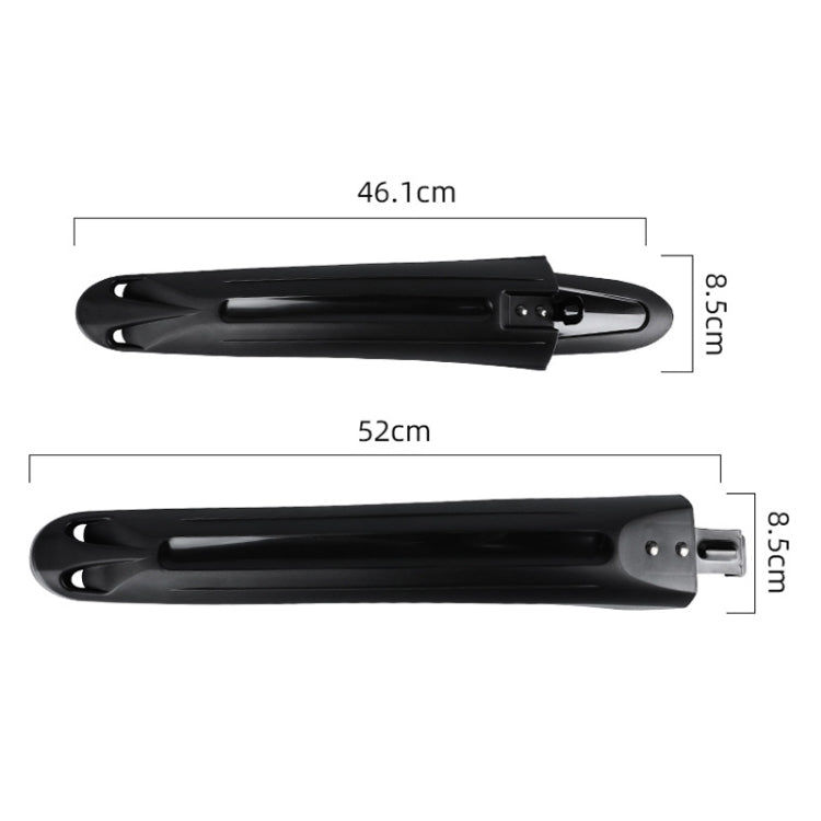 08CY0006 Bike Fenders Set Widen Lengthen Bicycle MTB Front Rear Quick Release Mudguard
