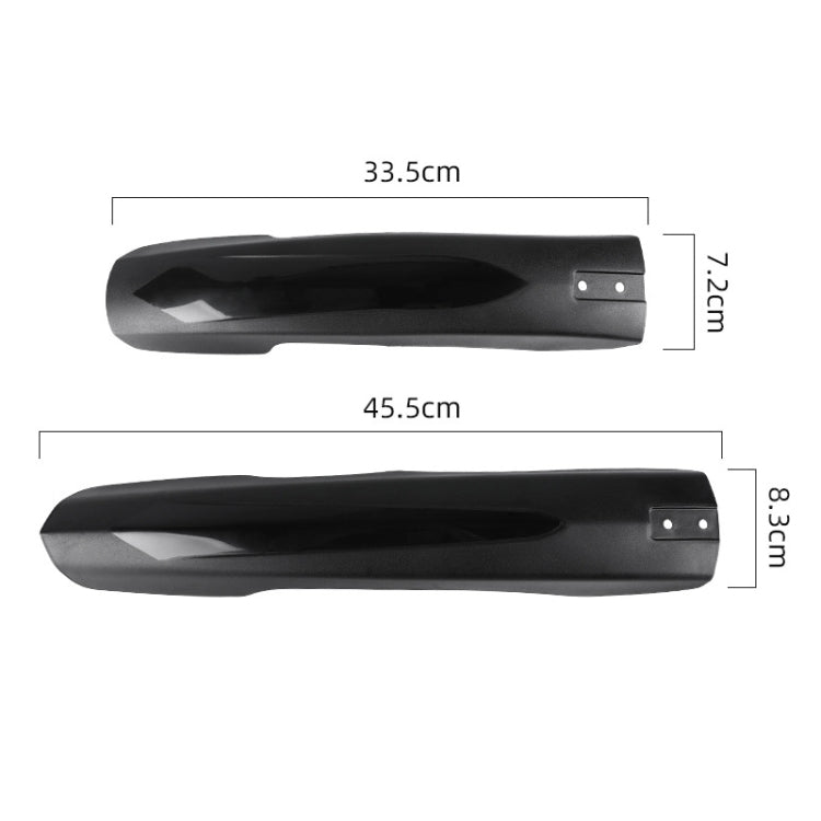 08CY0008 Bike Fenders Set Widen Lengthen Bicycle MTB Front Rear Quick Release Mudguard