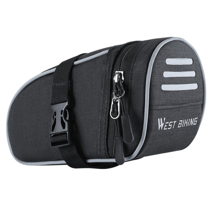 WEST BIKING Bicycle Saddle Tail Bag Portable Mini Tool Bag - Black
