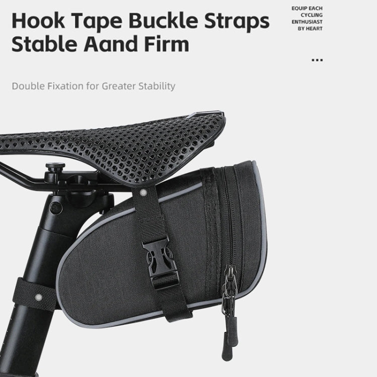 WEST BIKING Bicycle Saddle Tail Bag Portable Mini Tool Bag - Black