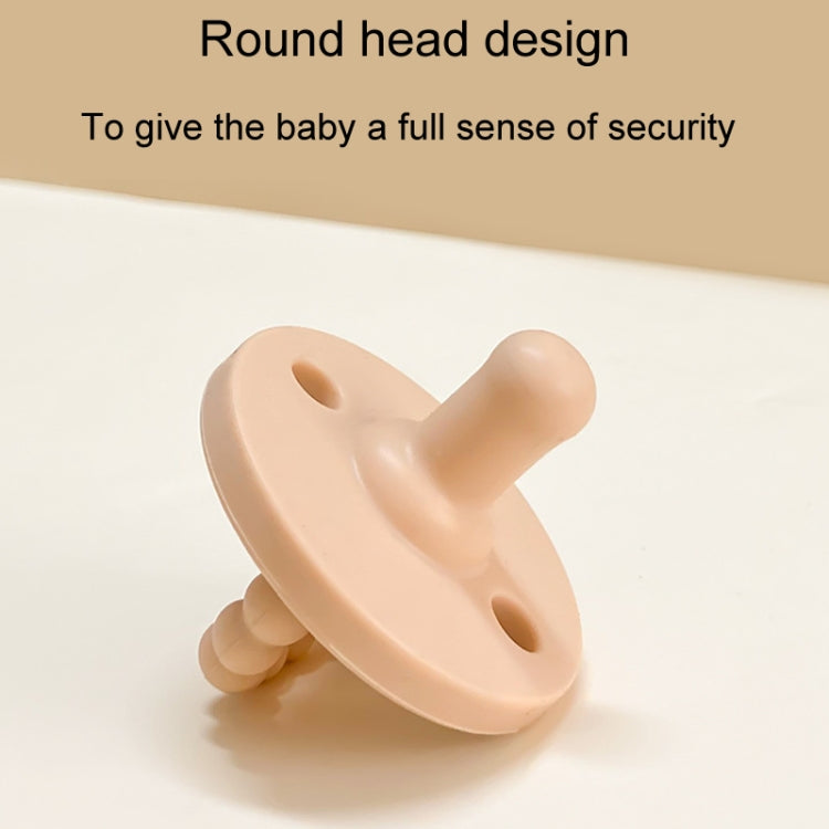 Imitate Mother Breast Round Heads Baby Silicone Comfort Pacifier