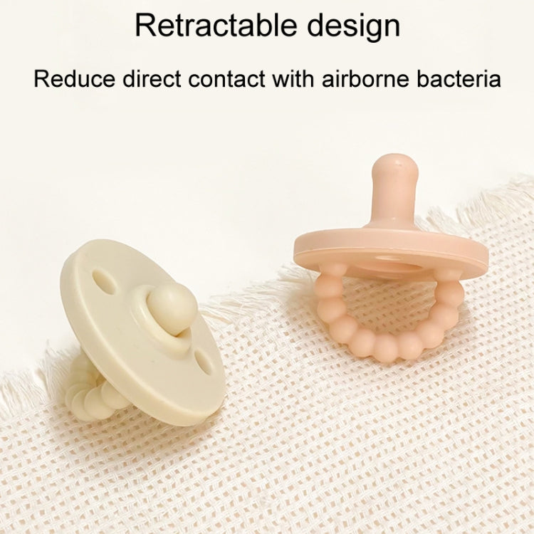 Imitate Mother Breast Round Heads Baby Silicone Comfort Pacifier