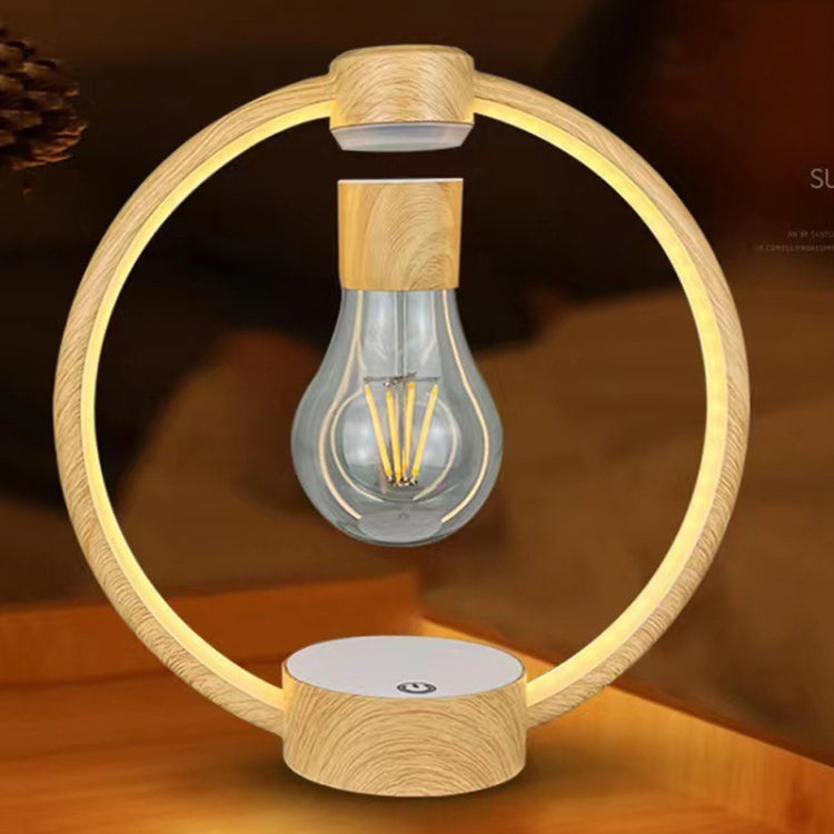 Magnetic Levitation Light Bulb Table Lamp Desktop Ambient Luminous Night Light, Specification: EU Plug