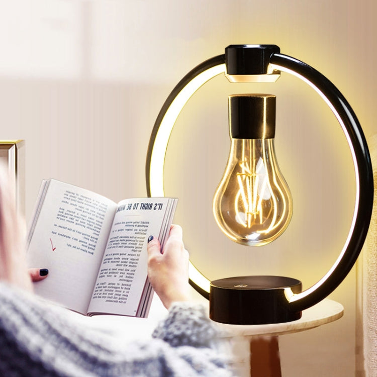 Magnetic Levitation Light Bulb Table Lamp Desktop Ambient Luminous Night Light, Specification: AU Plug