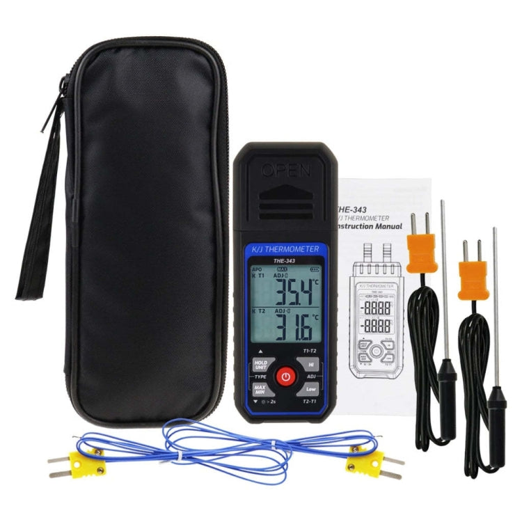 K-type Industrial High-precision Contact Probe Electronic Temperature Gauge - THE-343