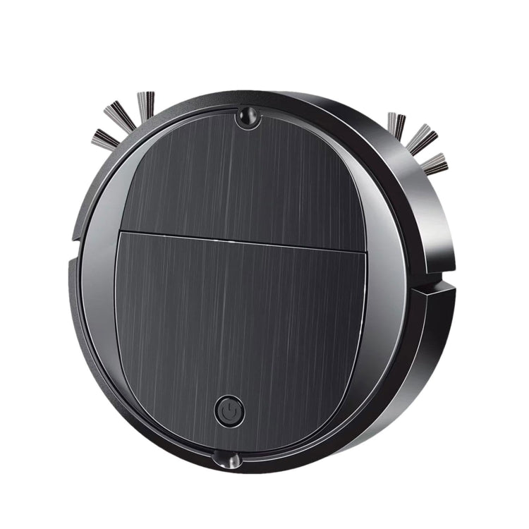 Intelligent Sweeper Robot Home Automatic 3 In 1 Integrated Cleaning Machine Vacuum Cleaner, Style: Battery Black