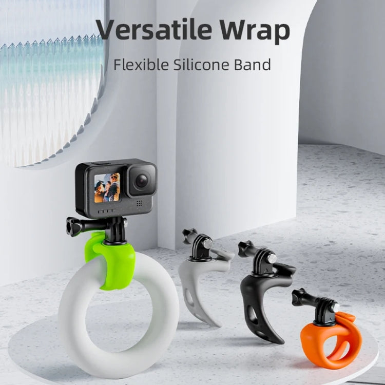 TELESIN Action Camera Mount Silicone Adjustable Mini Flexible Bracket For GoPro HERO / Insta360 / DJI Action Camera