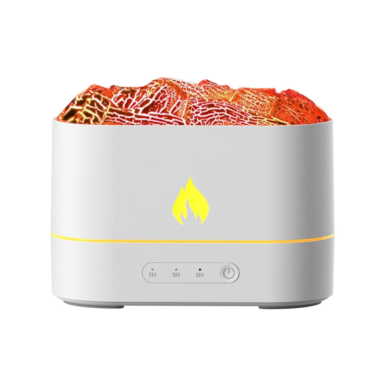 HX853B USB Plug-In Colorful Flame Lighting Effect Aromatherapy Humidifier