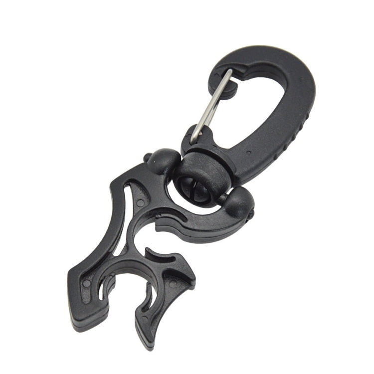 Diving Quick Release Buckle BCD Breathing Regulator Low Pressure Pipe Clamp - Random Color Delivery