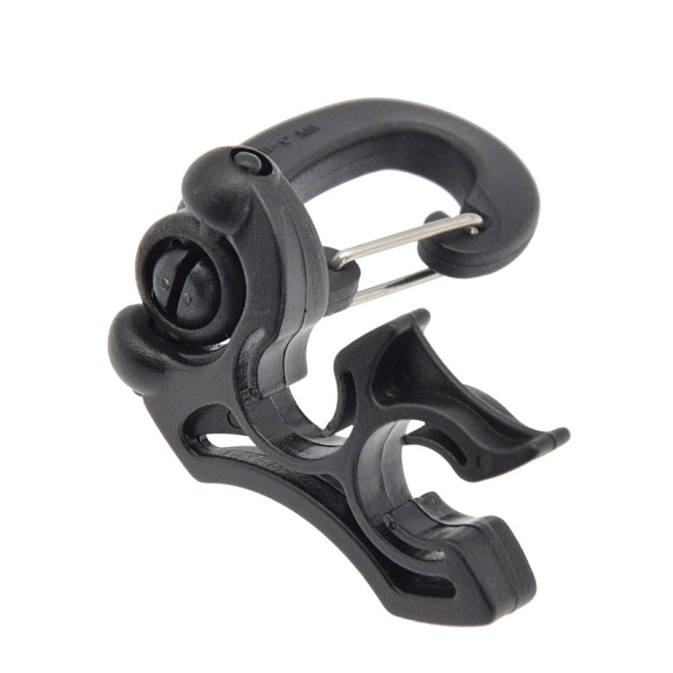 Diving Quick Release Buckle BCD Breathing Regulator Low Pressure Pipe Clamp - Random Color Delivery