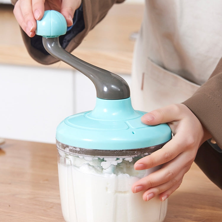 Home Baking Cream Whipper Kitchen Semi-Automatic Hand Egg Whisk Mixing Stick