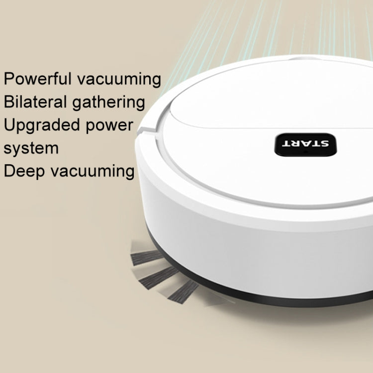 Automatic Mini Sweeping Robot Mopping Sweeping Suction 3 In 1 Cleaning Machine, Color: Black Rechargeable