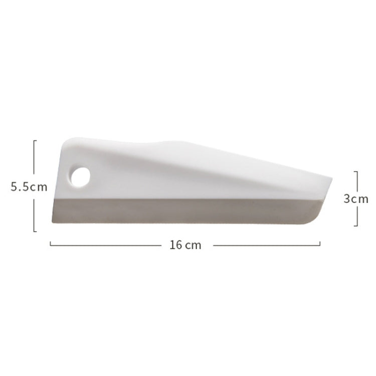 Multifunctional Kitchen Bathroom Toilet Countertop Manual Cleaning Scraper - Beige