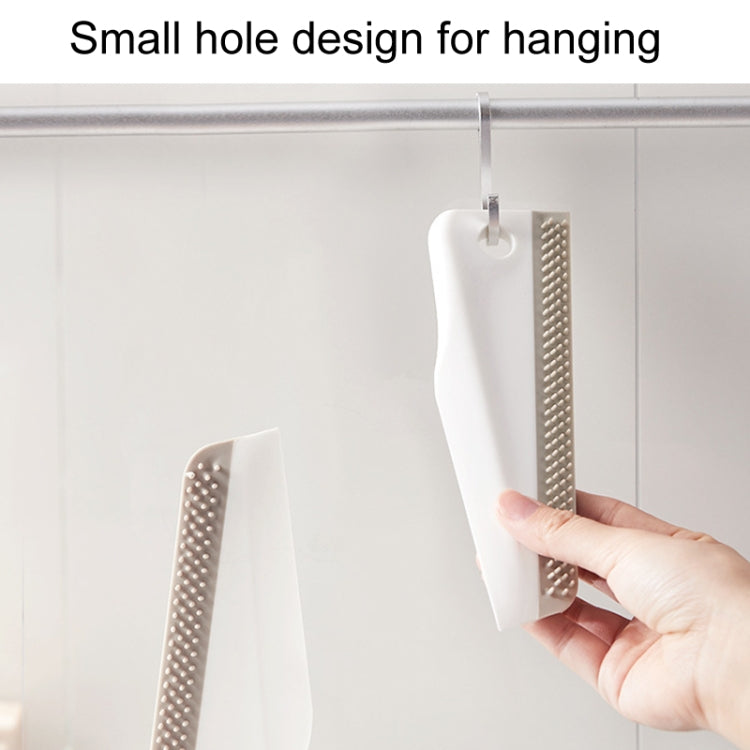 Multifunctional Kitchen Bathroom Toilet Countertop Manual Cleaning Scraper - Beige