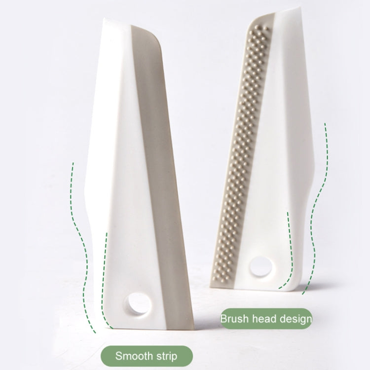 Multifunctional Kitchen Bathroom Toilet Countertop Manual Cleaning Scraper - Beige