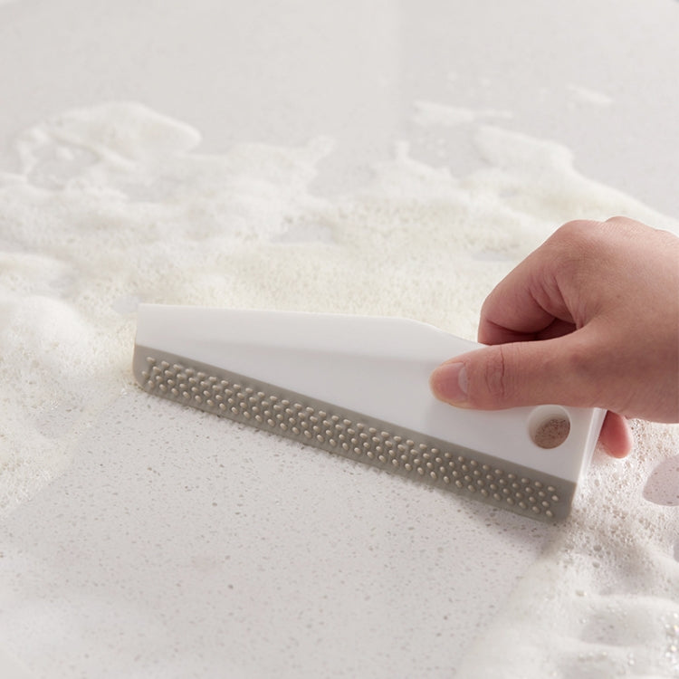 Multifunctional Kitchen Bathroom Toilet Countertop Manual Cleaning Scraper - Beige