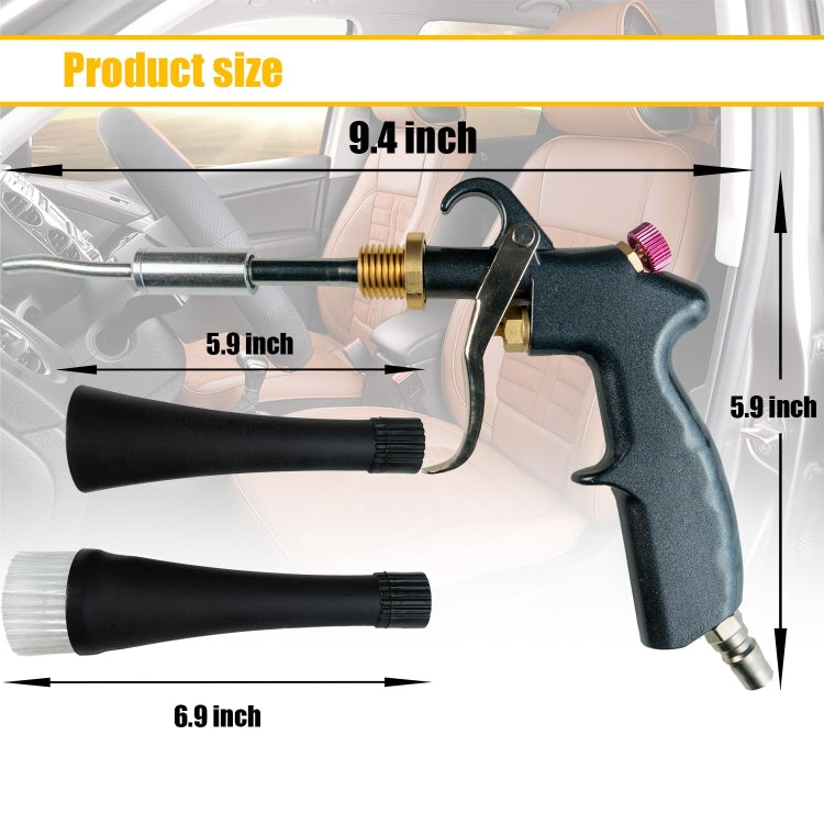 Mingri Style Connector High Pressure Car Interior Cleaning Gun with Bearing Car Dust Removal Brush - JON060608